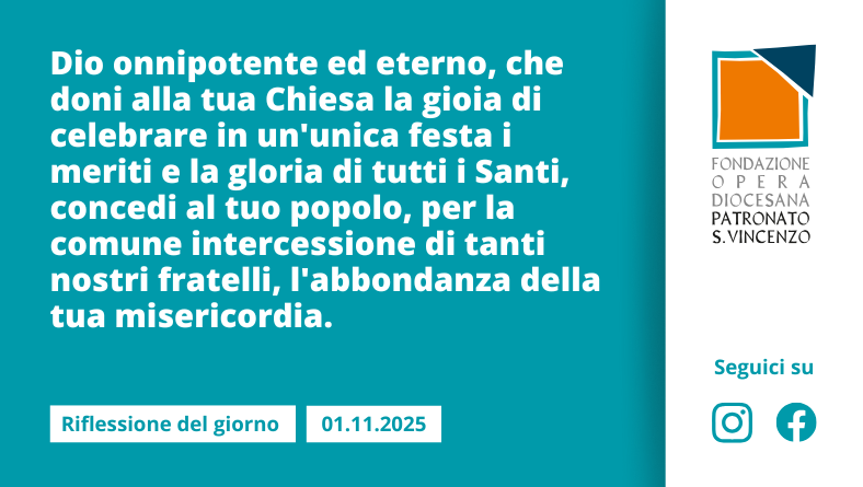 Sabato 1° novembre 2025
