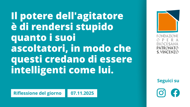 Venerdì 7 novembre 2025