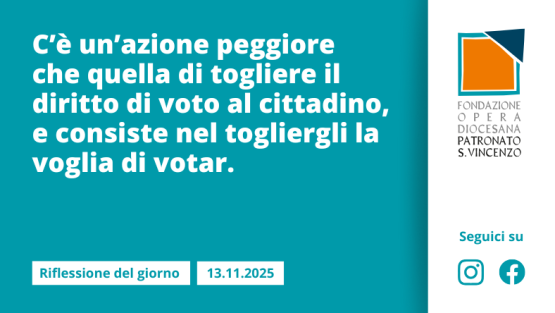 Giovedì 13 novembre 2025