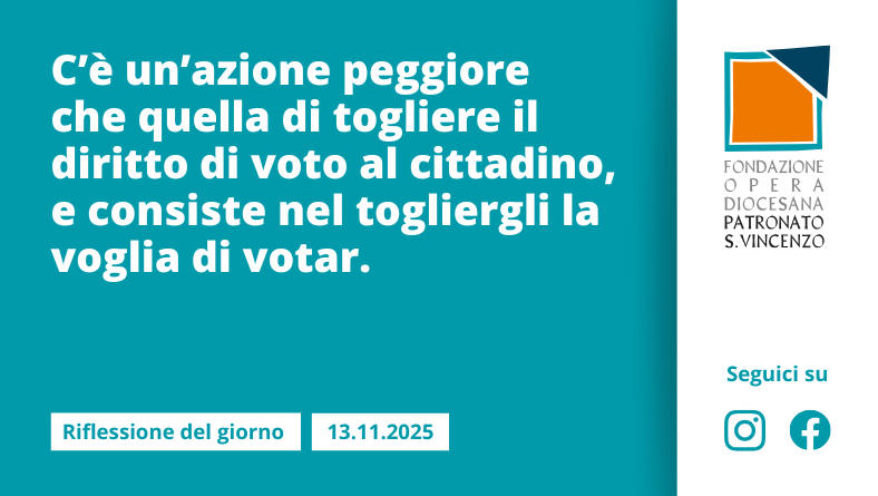 Giovedì 13 novembre 2025