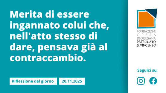 Giovedì 20 novembre 2025