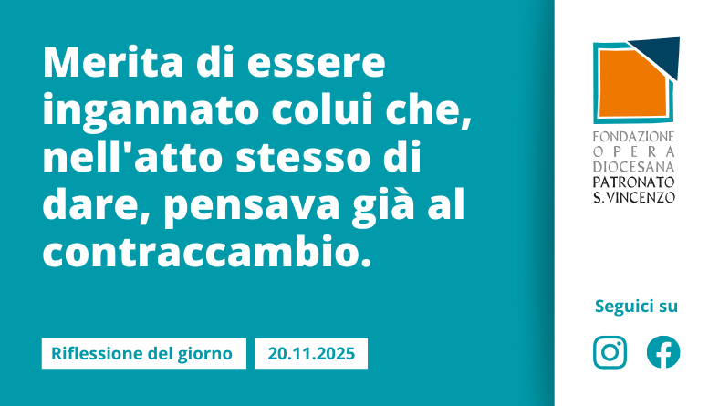 Giovedì 20 novembre 2025