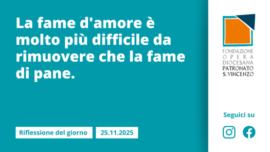 Martedì 25 novembre 2025