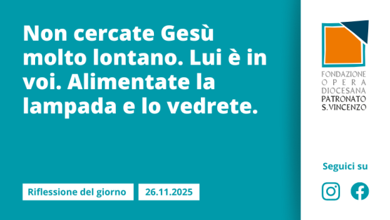 Mercoledì 26 novembre 2025