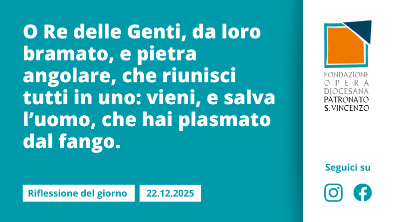 Lunedì 22 dicembre 2025