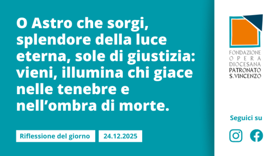Mercoledì 24 dicembre 2025