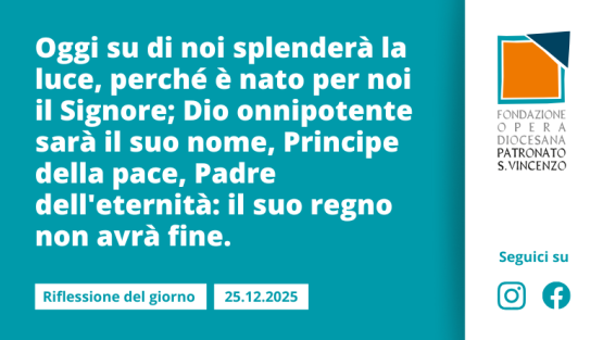 Giovedì 25 dicembre 2025