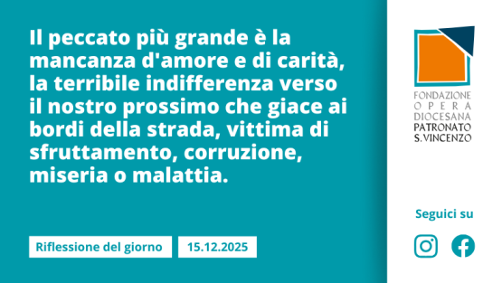 Lunedì 15 dicembre 2025