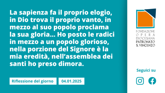 Domenica 4 gennaio 2026