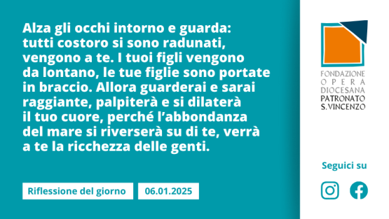Martedì 6 gennaio 2026
