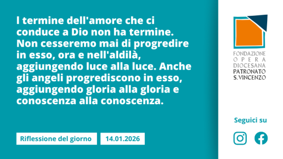 Mercoledì 14 gennaio 2026