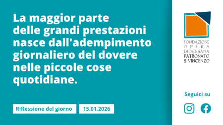 Giovedì 15 gennaio 2026