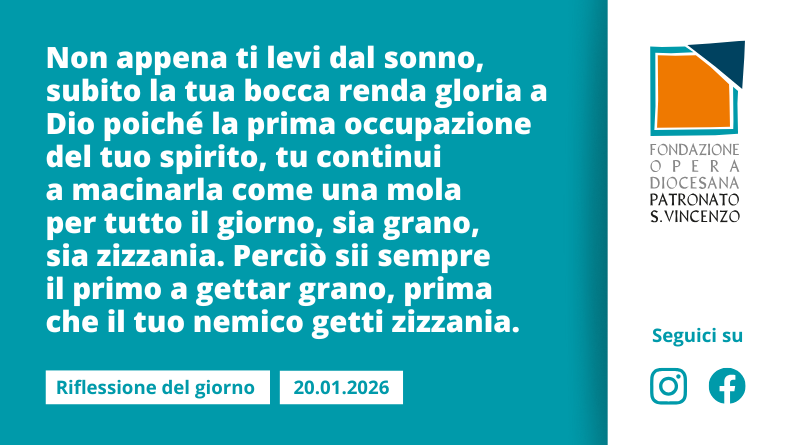 Martedì 20 gennaio 2026