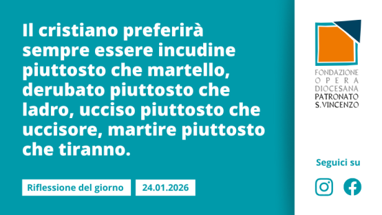 Sabato 24 gennaio 2026