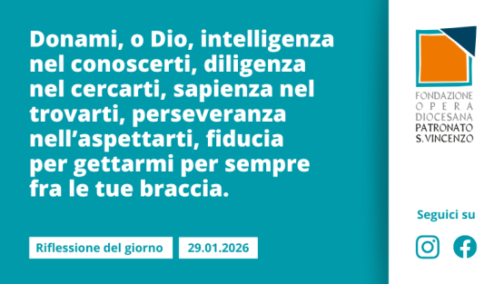 Giovedì 29 gennaio 2026