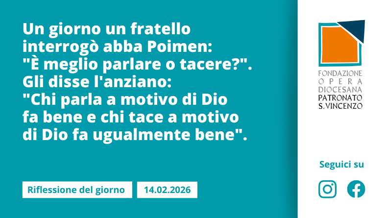 Sabato 14 gennaio 2026
