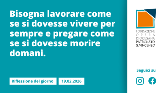Giovedì 19 febbraio 2026