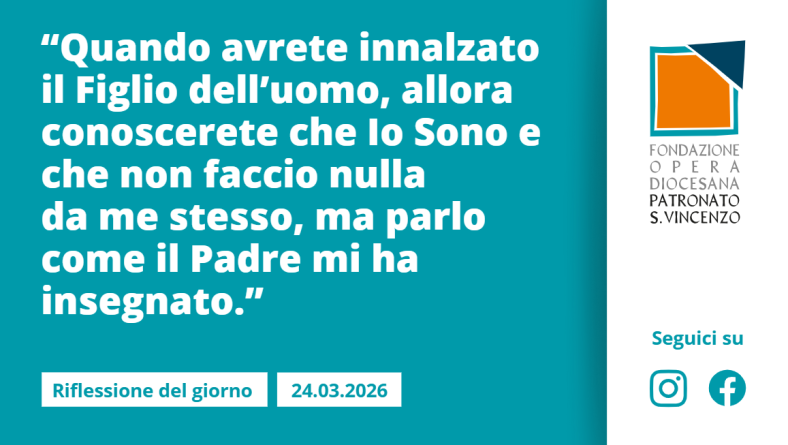 Martedì 24 marzo 2026