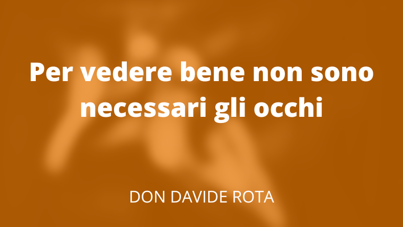 Per vedere bene non sono necessari gli occhi