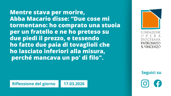 Martedì 17 marzo 2026