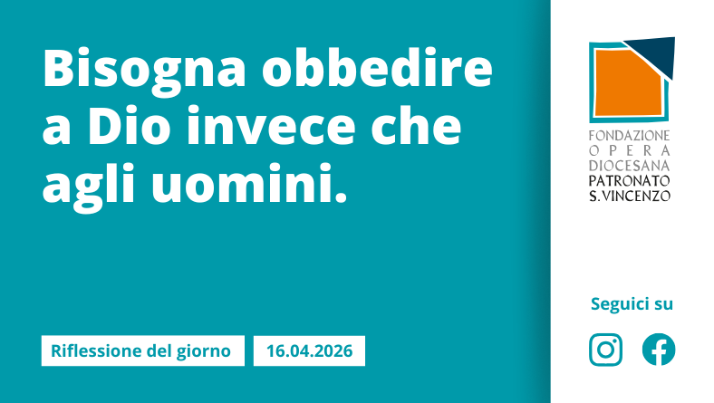 Giovedì 16 aprile 2026