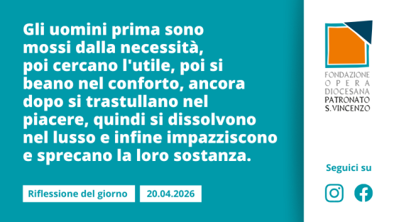 Lunedì 20 aprile 2026