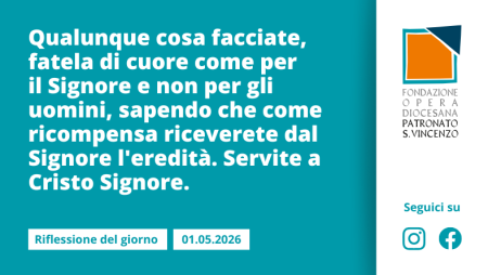 Venerdì 1° maggio 2026