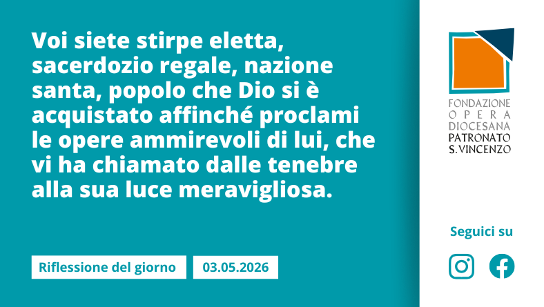 Domenica 3 maggio 2026