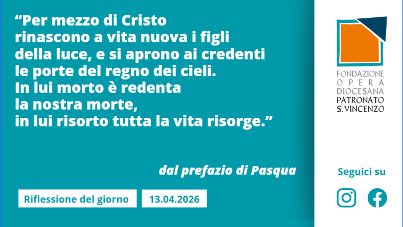 Lunedì 13 aprile 2026
