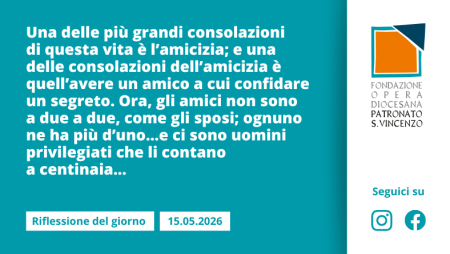 Venerdì 15 maggio 2026