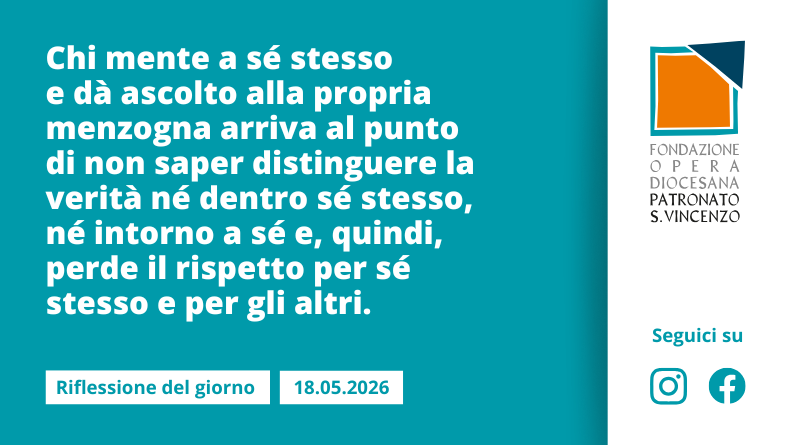 Lunedì 18 maggio 2026