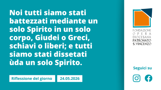 Domenica 24 maggio 2026