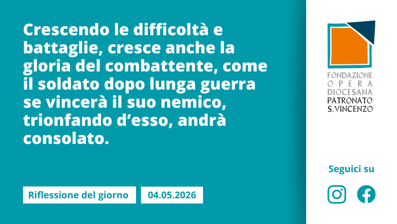 Lunedì 4 maggio 2026