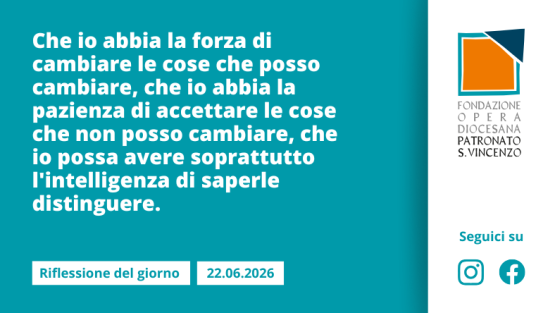 Lunedì 22 giugno 2026