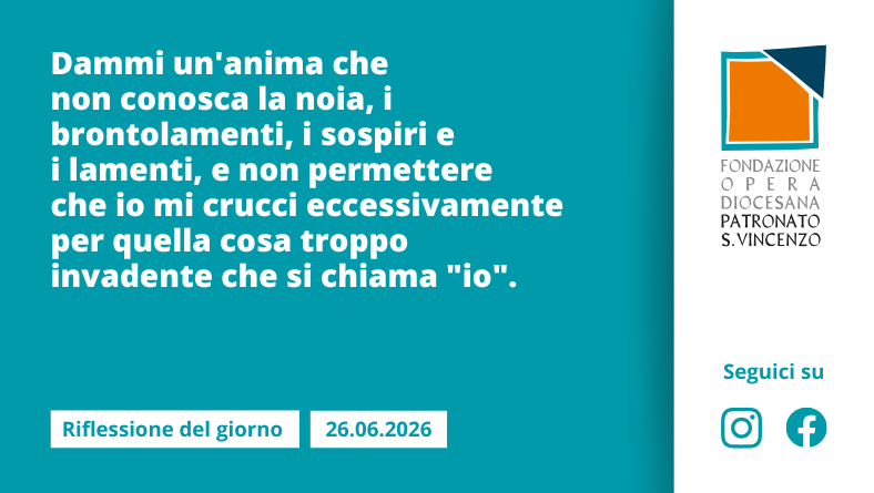 Venerdì 26 giugno 2026