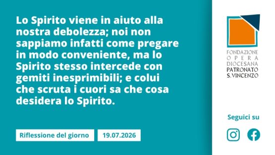 Domenica 19 luglio 2026