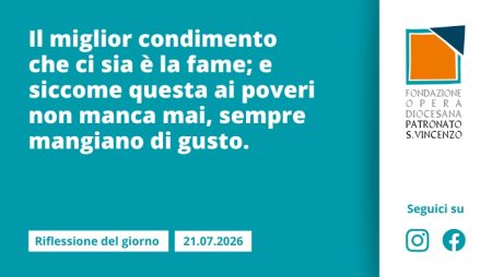 Martedì 21 luglio 2026
