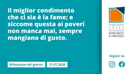 Martedì 21 luglio 2026
