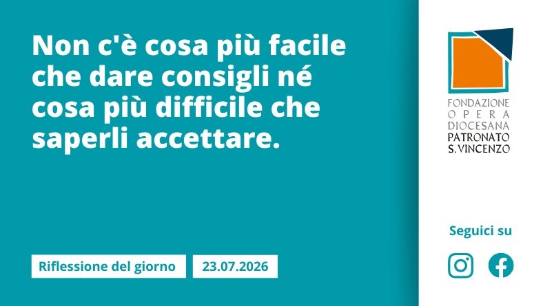 Giovedì 23 luglio 2026