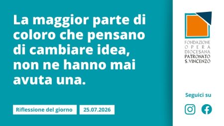 Sabato 25 luglio 2026