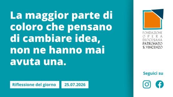 Sabato 25 luglio 2026