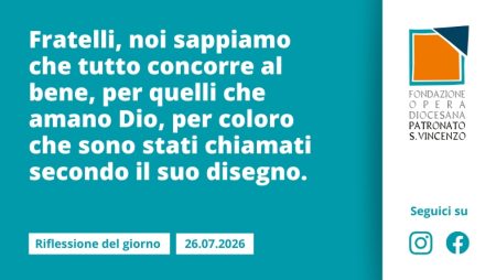Domenica 26 luglio 2026