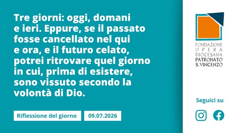 Giovedì 9 luglio 2026