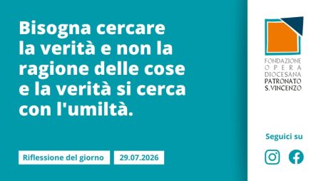 Mercoledì 29 luglio 2026
