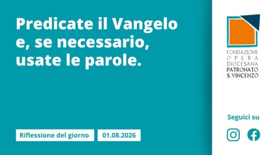Sabato 1° agosto 2026