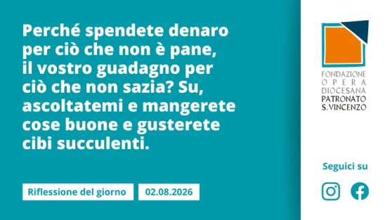 Domenica 2 agosto 2026
