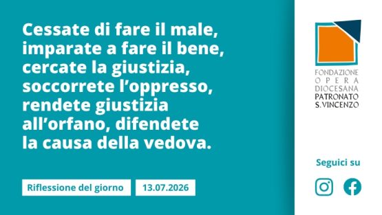 Lunedì 13 luglio 2026
