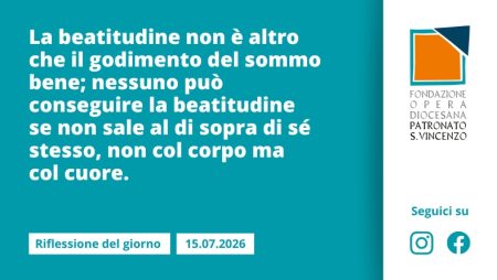 Mercoledì 15 luglio 2026
