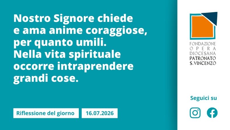 Giovedì 16 luglio 2026