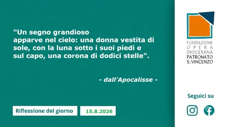 sabato 15 agosto 2026